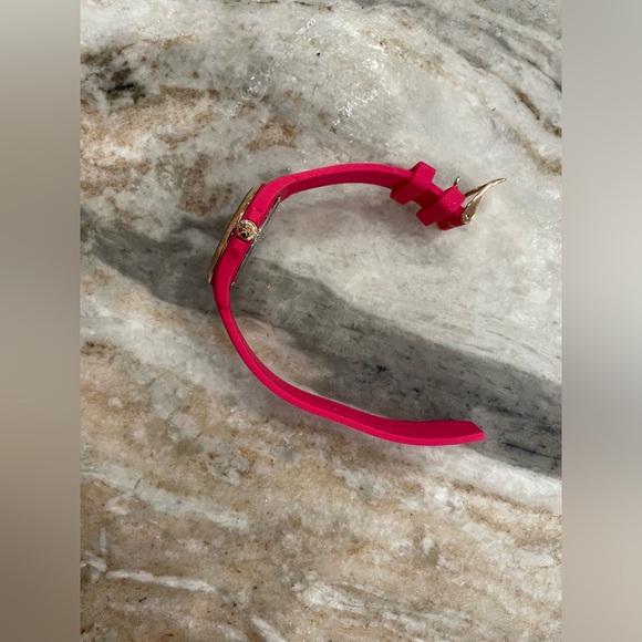 NWOT Michael Kors Womens MK2745 Bradshaw Pink Silicone Strap Watch - Picture 4 of 7